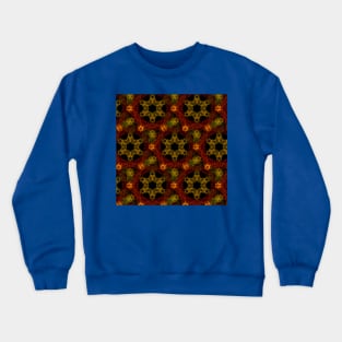 Neon Rainbow - Star Cells Crewneck Sweatshirt